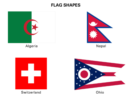 Flag shapes